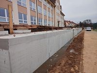 Lomnice, dešťová kanalizace, betonová retenční nádrž, db betonové jímky